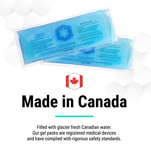ICEWRAPS Instant Perineal Cold Pack and 4x10 Reusable Perineal Gel Ice Packs Bundle - Cold Pack for First Aid, Breastfeeding, Mastitis, Postpartum, Hemorrhoid, and Perineal Injuries