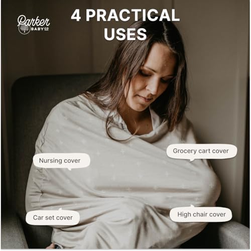 Parker Baby Co. Multi-Use Cover - Carseat Cover, Nursing Cover - Desert - color: Desert