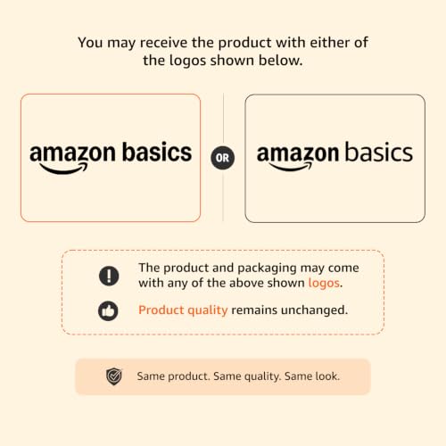 Amazon Basics Non-Slip Yoga Blocks, Set of 2, Deepen Poses, 4" x 9" x 6", Black