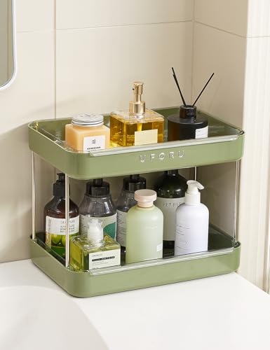 UFORU Countertop Coffee Station Organizer,Cup Rack,Mug & Wine Glass Holder - color: Green