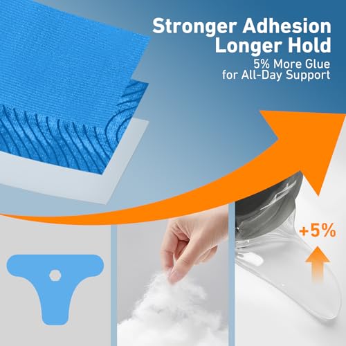 KTQUICK Precut Kinesiology Tape for Ankle,12 PCS,20% Stronger Adhesive,Blue - color: Blue, size: 12PCS