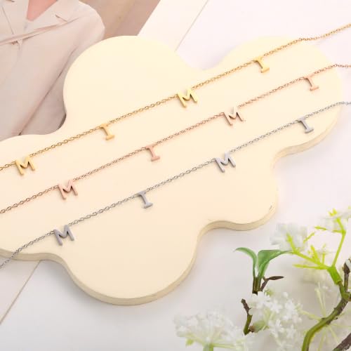 SKQIR Mama Necklaces for Women with Message Card - color: Rose Gold MOM