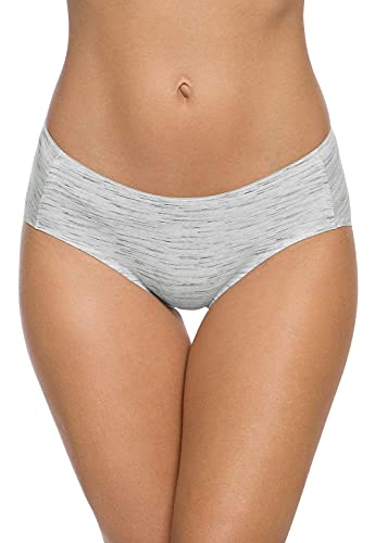 Wealurre Cotton Bikini Women's Breathable Panties Seamless Comfort Underwear - color: Stripe 2, size: X-Large