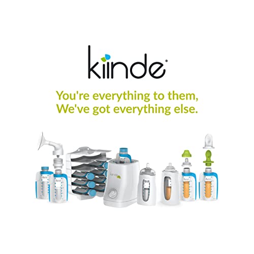 Kiinde Twist Squeeze Natural Baby Breast Milk Feeding Bottle with Nipples and Case (2 Pack)