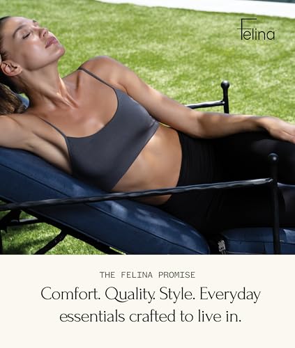 Felina Super Soft Sueded Women's Capri Legging, Squat Proof & Breathable - color: True Navy, size: Medium