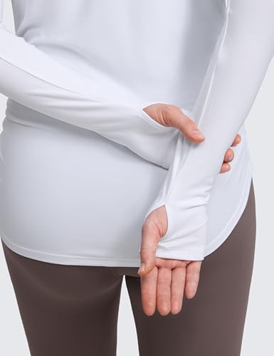 CRZ YOGA Maternity Side Ruched Tops - color: White, size: X-Large