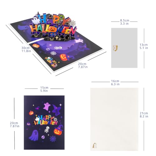 Pop Up Halloween Cards, Happy Halloween Cards - style: Happy Colorful Halloween