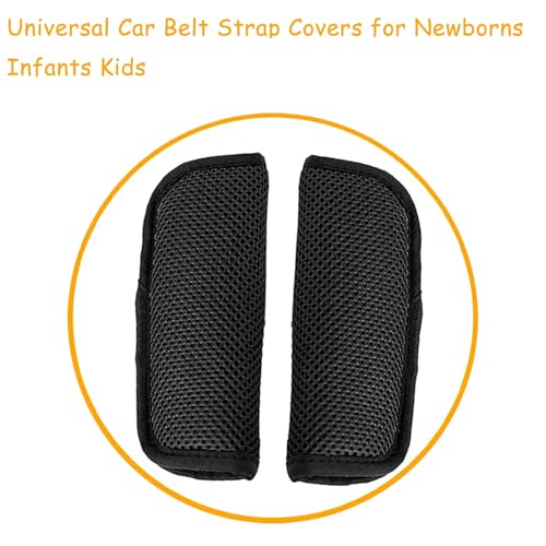 2 Pack Comfortable Seat Straps Shoulder,Universal Belt Strap Covers,Seat Belt Holder Pad for High Chairs - size: 2 Pcs