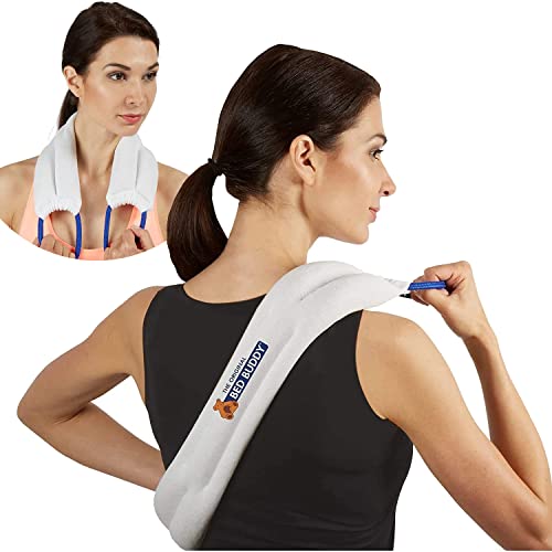 Carex Bed Buddy Heat Pad And Cooling Neck Wrap - Microwave Heating Pad For Sore Muscles - Cold Wrap Pack For Aches and Pain - size: Neck