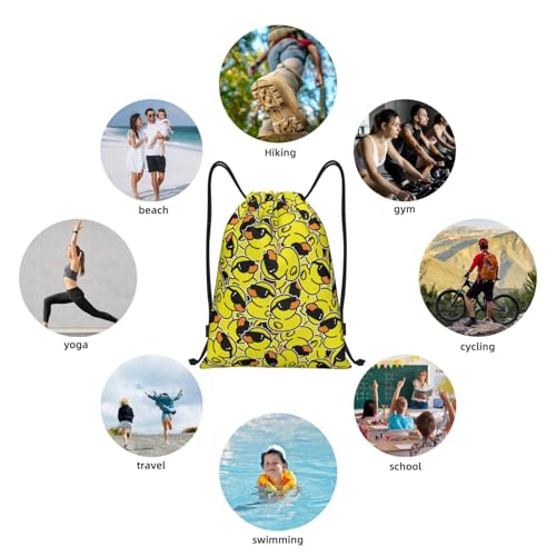 Gianlaima Drawstring Backpack Gym draw string bag For Men Women - color: Black36