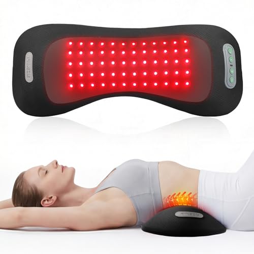 FliKEZE 4-in-1 Back Massager with Red Light 660/850nm Cordless 5000mAh - color: Black