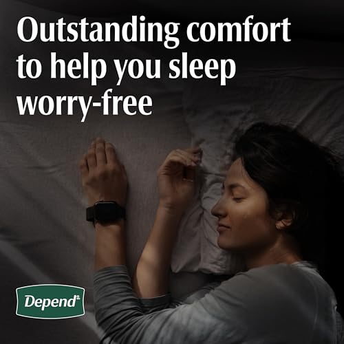 Depend Night Defense Adult Diapers for Women, Large, 56 Count - size: Large