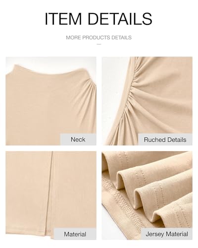 BTFBM Maxi Long Sleeve Dresses for Women Wedding Guest - color: Beige, size: Medium