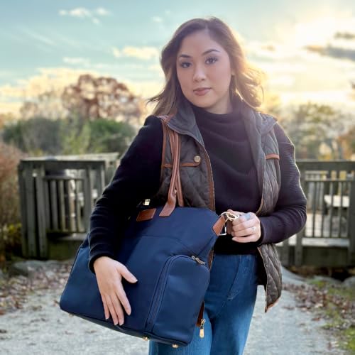 Sarah Wells Abby Breast Pump Tote (Navy)