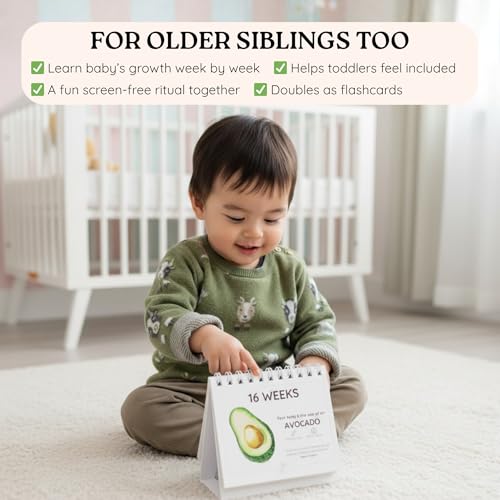 Pregnancy Calendar (Weeks 6–40) - Gift for Expecting Parents
