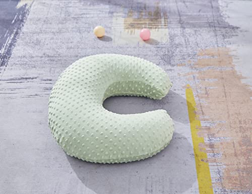 Nursing Pillow and Body Positioner with Premium Slipcover - color: Bay Green