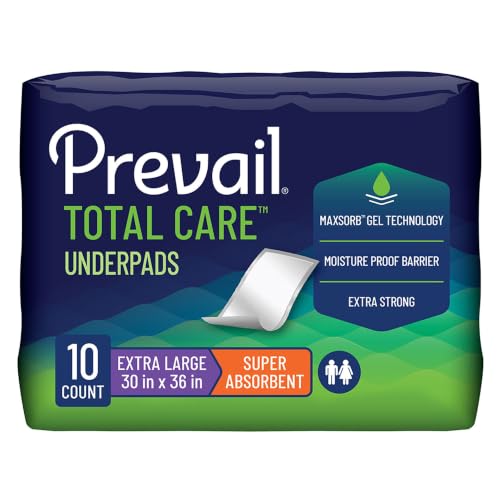 Prevail Total Care Underpads, 30 x 36 in, 10 ct - size: 30x36 Inch (Pack of 10)
