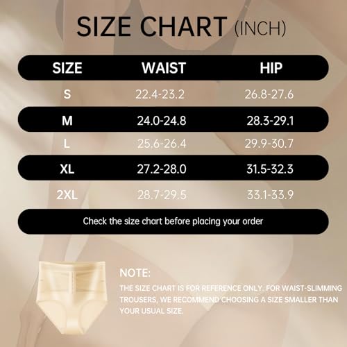 Women Tummy Control High Waisted Shapewear Seamless Faja Panties - size: Medium