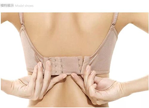 Women Elastic Bra Extender 4 Hook 3 Rows Extension Strap 5pcs