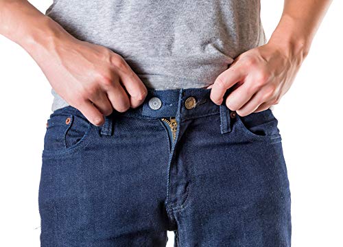 Johnson & Smith Pants Extenders | Cotton Material | Adjustable Waist Extender for Pants - color: Multicolor