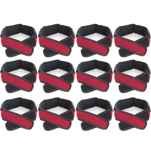 FlexiFreeze Cooling Collar - Neck Cooling Ice Wrap for People (12 Red) - color: 12 Red
