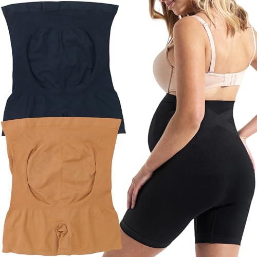 ToBeInStyle Women's High Waist Over The Bump Maternity Underwear - color: 2 Pack: Shorts, size: X-Large