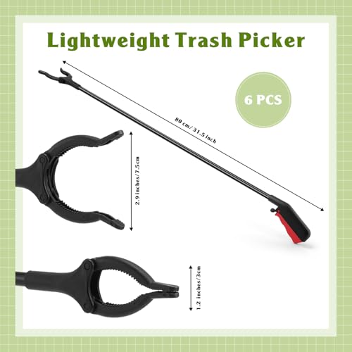 Norme 6 Pcs Grabber Reacher Tool Bulk 31.5"