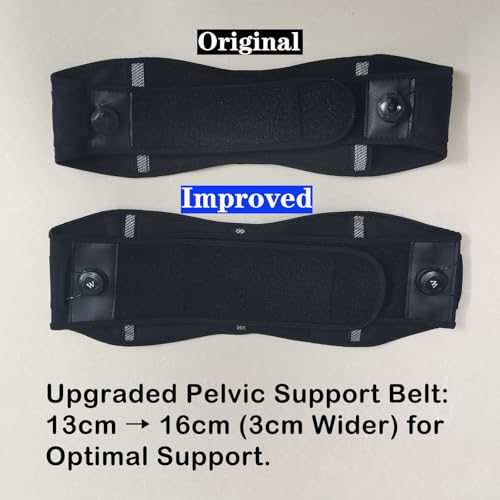 Pelvic Support Belt for Pregnancy and Postpartum, with two Groin Straps that Provide Vulvar Varicosities Support and Prolapse Support for Women - size: XX-Large