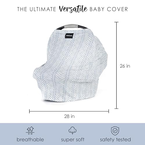 Milk Snob Original 5-in-1 Baby Nursing & Carseat Cover (Soho)