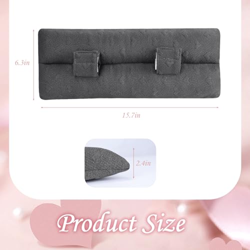 Seat Belt Pillow Post-Surgery – With Ice/Hot Pocket for C-Section, Grey - color: Dark Gray, size: Large