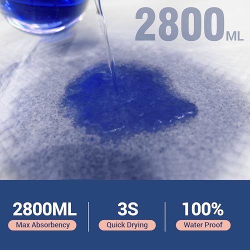 MKISS Extra Large Bed Pads 40" x 36" Disposable Adult 30 Count - size: 40"x36" -30 Pcs