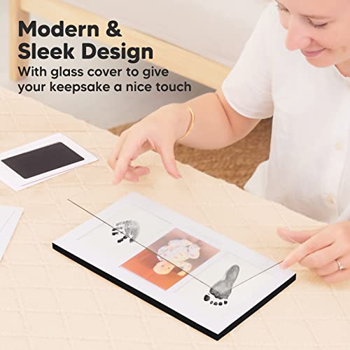 Inkless Hand and Footprint Kit, Boy Girl Newborn Keepsake (Onyx Black) - color: Onyx Black
