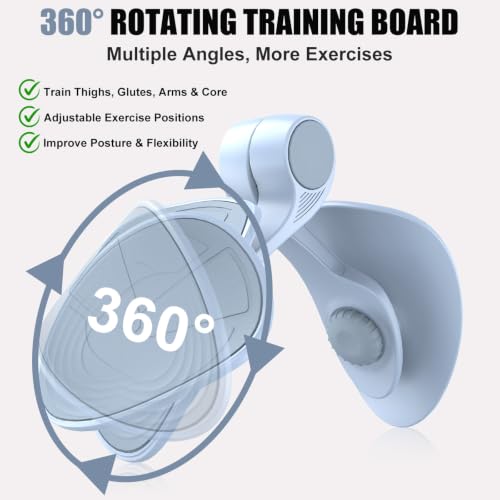 Pelvic Floor Exercise Devices 35lb Resistance Kegel Thigh Trainer with Band - color: Blue