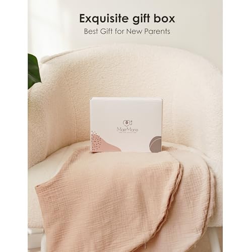 MairMore 2 Pack Muslin Baby Nursing Pillow Covers,Cover Only - color: Clay