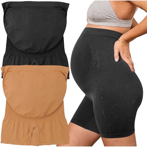 ToBeInStyle Women's High Waist Over The Bump Maternity Underwear - color: 2 Pack: Shorts, size: X-Large