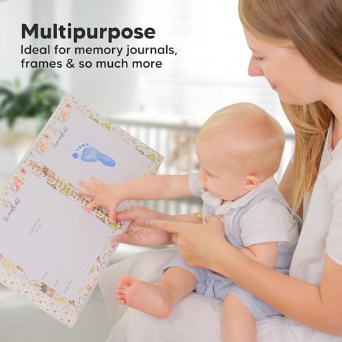 4pk Inkless Baby Hand and Footprint Kit, Mess Free Ink Pads (Popsicle, R) - color: Popsicle, size: 4-Pack, Regular 2.3" x 3.7"