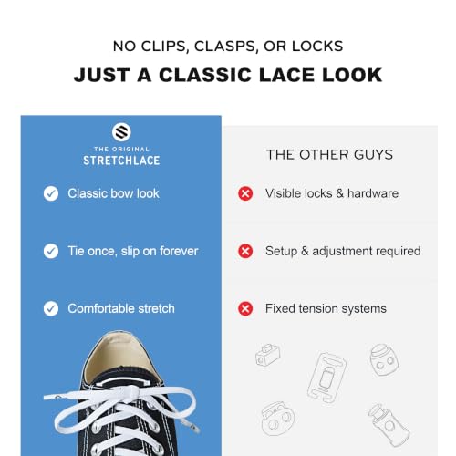 THE ORIGINAL STRETCHLACE Round Elastic Stretch Shoelaces, Boots, Sneakers - color: Dark Brown, size: 30" Inches (77 cm)