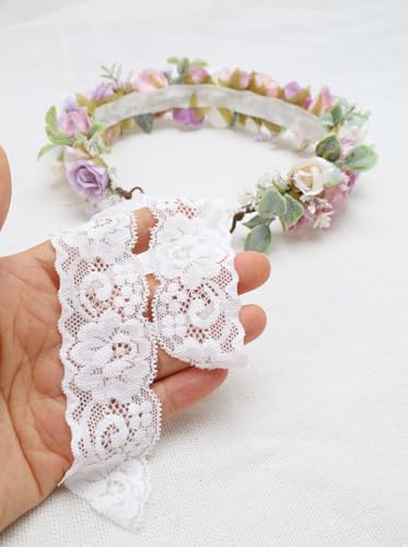 Purple Pink Flower Crown for Girls Birthday Gifts - color: Purple-Child Size