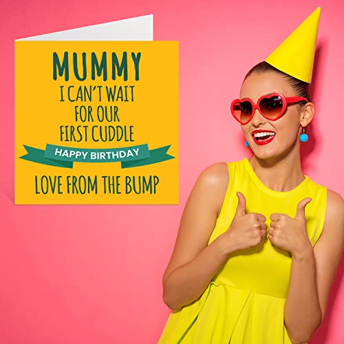 Stuff4 Fun Birthday Card for Mum, First Cuddle - color: Mummy Birthday