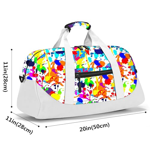 Kids Overnighter Duffel Bag Carry-On Size Sport Bag(11wcai) - color: 11-wcai