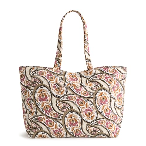 Vera Bradley Women's Premium Cotton Hathaway Tote Bag - color: Blooming Paisley