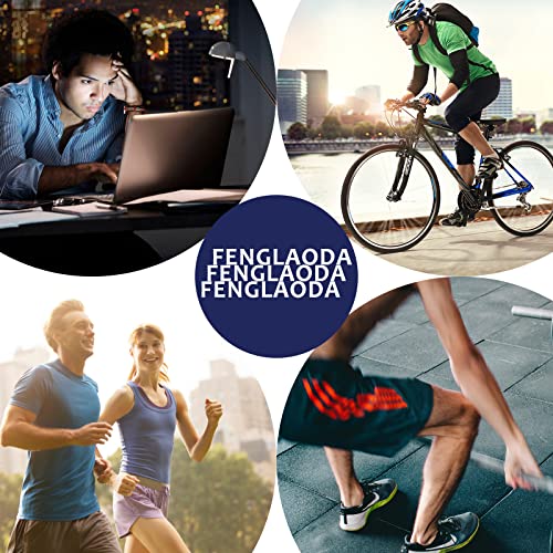 fenglaoda 8 Pairs Compression Socks for Men & Women 20-30 mmHg Knee High Nurse Pregnant Running Medical and Travel Athletic - color: 04-8 pairs-black-new, size: Large-X-Large