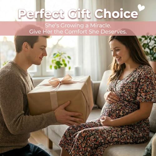 Inflatable Tummy Nest Pregnancy Pillow with Belly Hole (Pink) - color: Pink