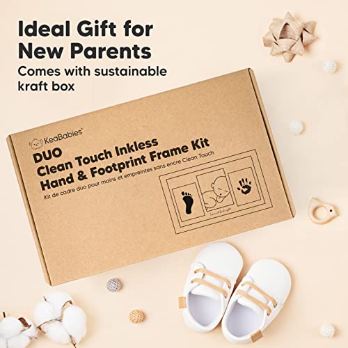 Inkless Hand and Footprint Kit, Boy Girl Newborn Keepsake (Cloud Gray) - color: Cloud Gray