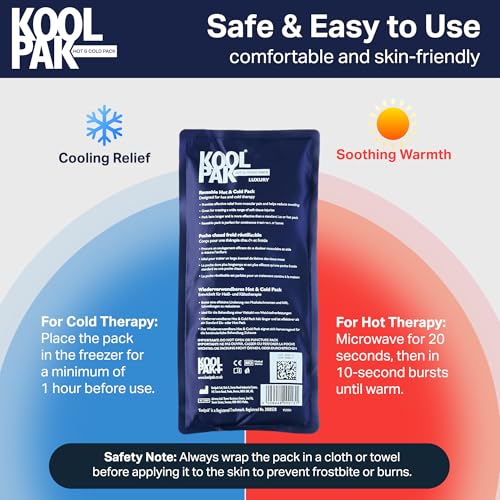 Koolpak Deluxe Reusable Hot/Cold Gel Packs - x3 (Triple Pack)