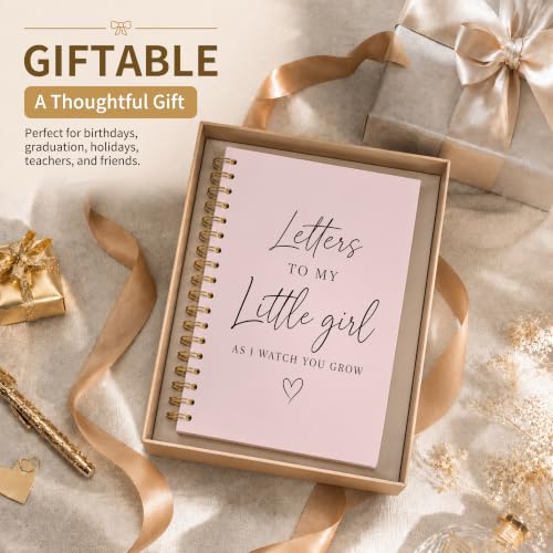 Letters to My Little Girl Spiral Notebook 5.5x8.3in