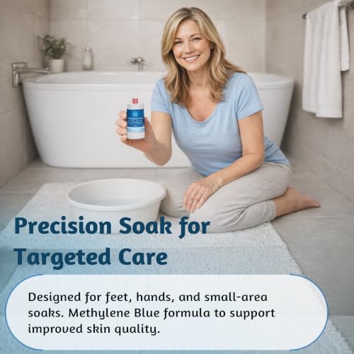 USP Grade Methylene Blue Mini Soak Sitz Bath & Foot Spa Fungus Treatment - size: 1 Count (Pack of 1)