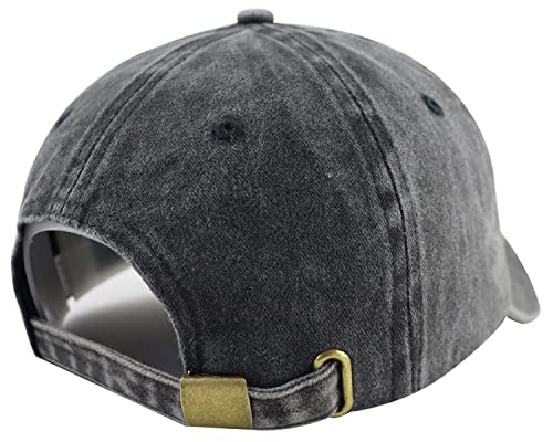 2PCS Mom and Dad EST 2026 Hat, 3D Embroidered Adjustable New Parents Gifts Baseball Cap - color: Dad Black
