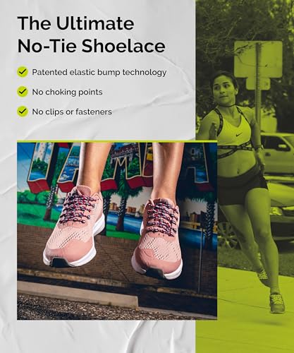 Caterpy RUN No-Tie Elastic Shoelaces for Adults & Kids - color: 03) Ghost Gray, size: Standard: 30in (5-7 holes)