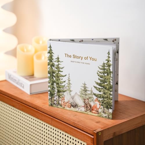Baby Memory Book for First Five Years, Newborn Keepsake Journal